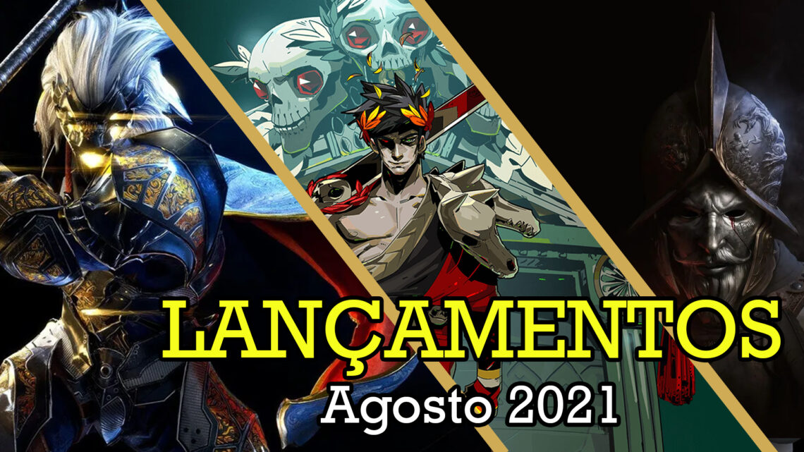 Lançamentos de JOGOS em Agosto 2021