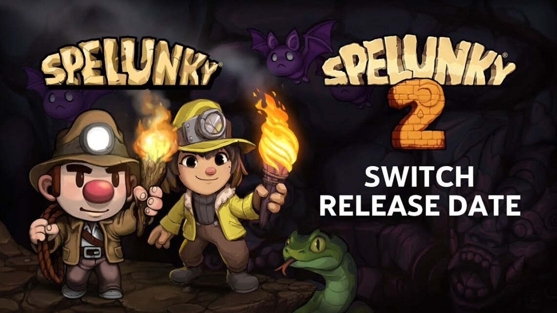 Spelunky 1 e 2 são anunciados para Switch