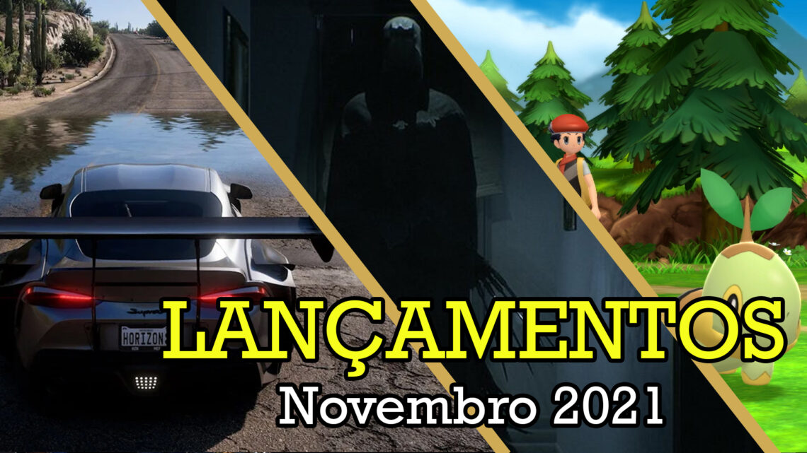 Confira os Lançamentos de Jogos em Novembro 2021