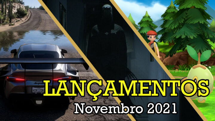 Confira os Lançamentos de Jogos em Novembro 2021