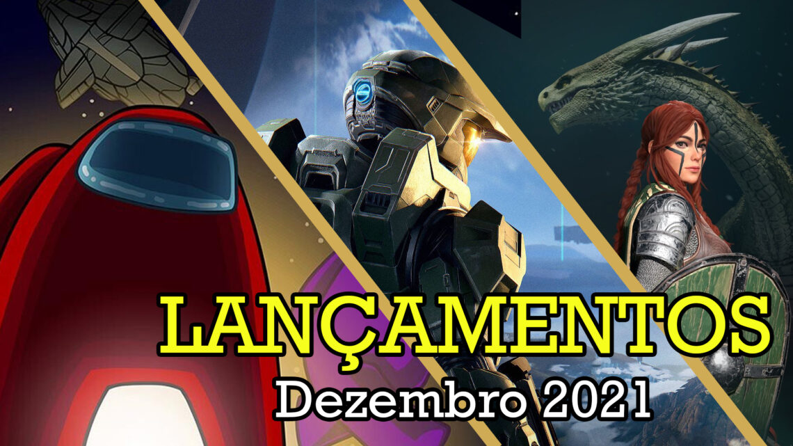 Principais LANÇAMENTOS de JOGOS para DEZEMBRO 2021