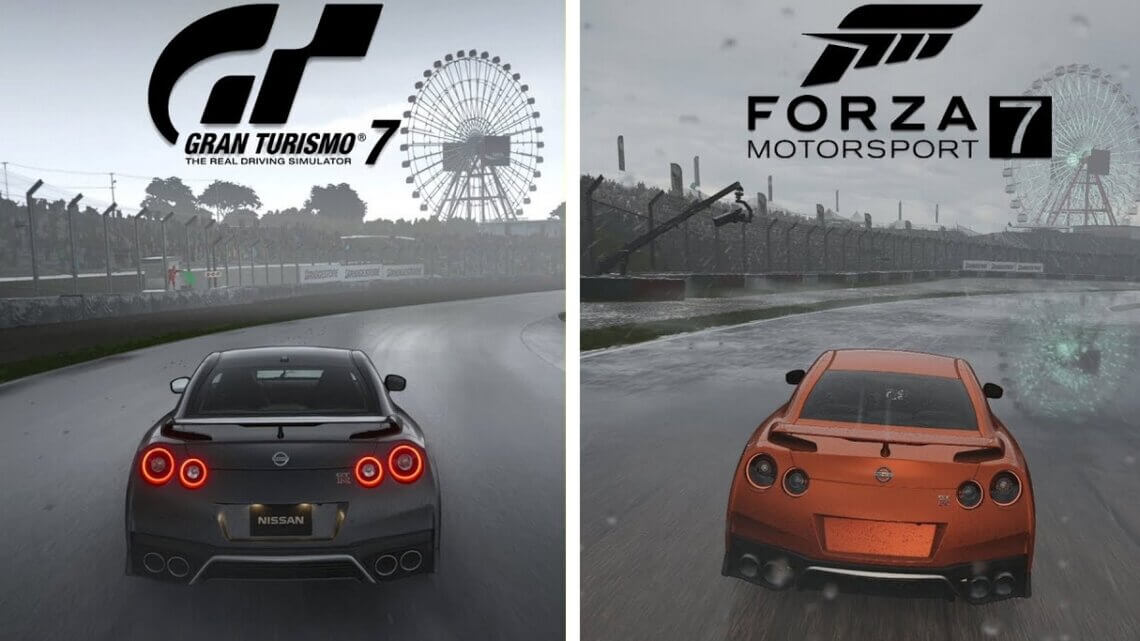 Gran Turismo 7 vs Forza Motorsport 7 | Confira um vídeo comparativo