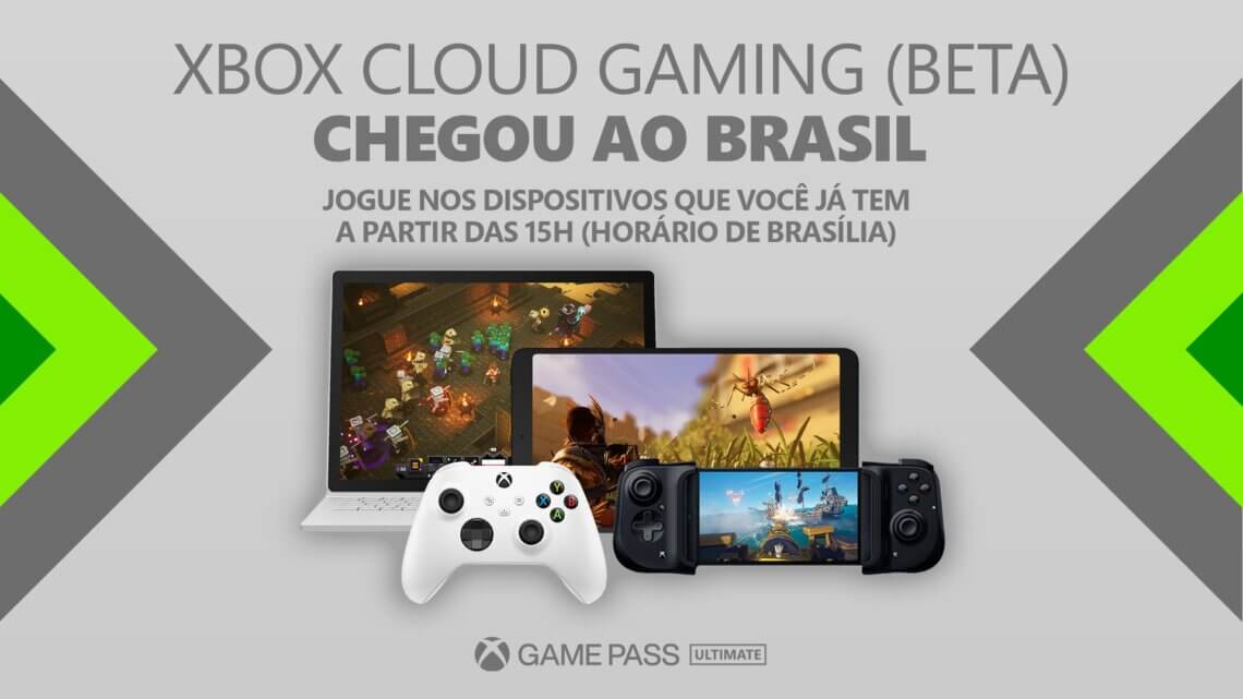 Xbox Cloud Gaming está disponível no Xbox One e Xbox Series no Brasil