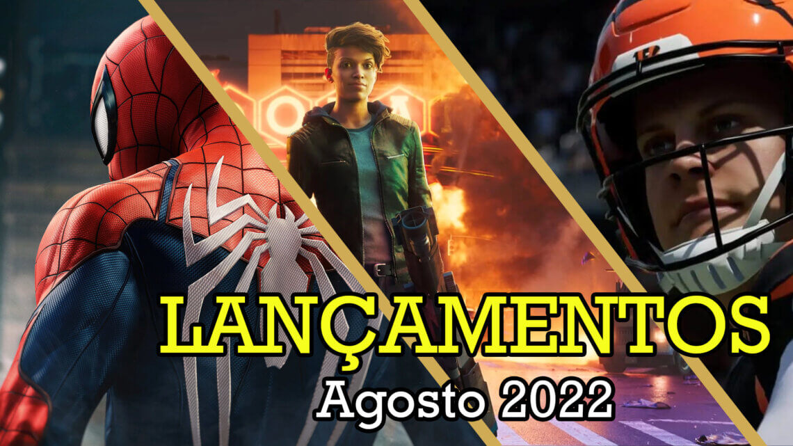 Lançamentos de Jogos em Agosto 2022